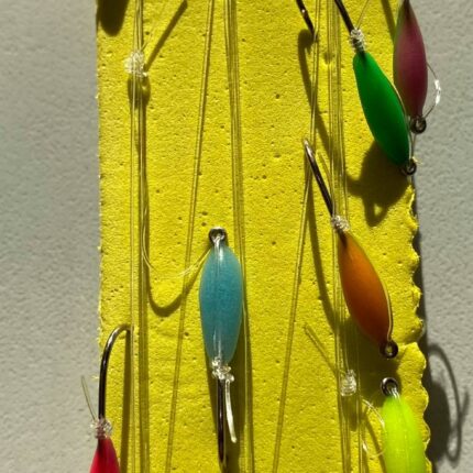 Skirtingų dvispalvių stintinių avižėlių sistemėlė (Galima surišti pagal Jūsų pasirinktas spalvas) [6 avižėlės]