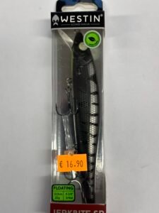 Vobleris Westin Jerkbite SR13.5CM.22g.Nėrimo gylis0.5-1m.