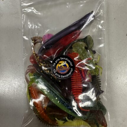 Guminukų komplektas ešeriams