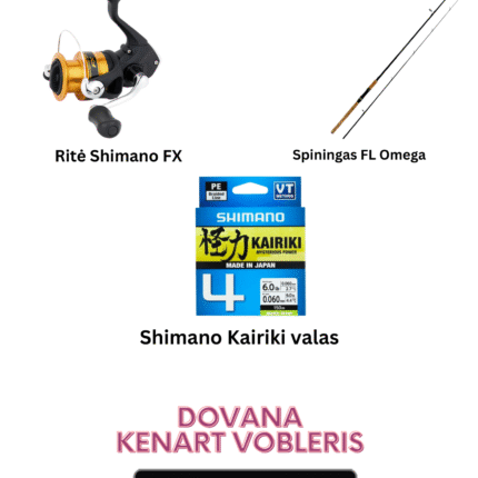 spiningavimo komplektas lydekoms