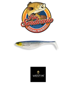 Westin Shad Teez BLUE HEADLIGHT (9 cm/12 cm/19 cm)