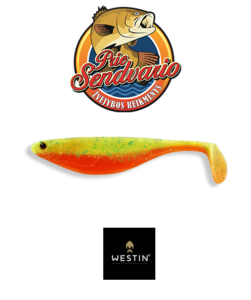Westin Shad Teez GREEN TOMATO 1 VNT 9/12 CM