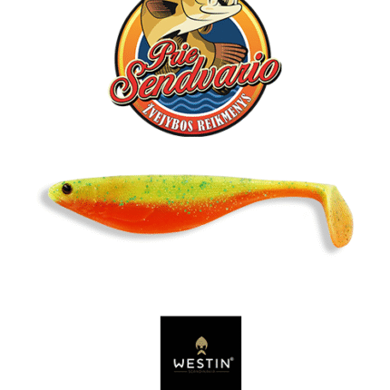 Westin Shad Teez GREEN TOMATO 1 VNT 12 CM