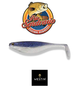 Westin Shad Teez SPARKLING BLUE 1 VNT 12 CM