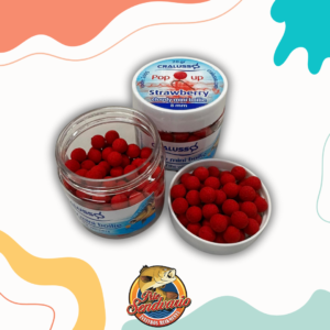 Cralusso Strawberry Pop-Up cloudy mini boiliai 8mm/20gr