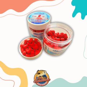 Cralusso Strawberry Pop-Up cloudy mini boiliai 8-12 mm/20gr.