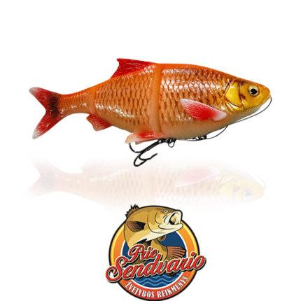 Spiningavimo Masalas Savage Gear 4D Thru Roach SS Albino