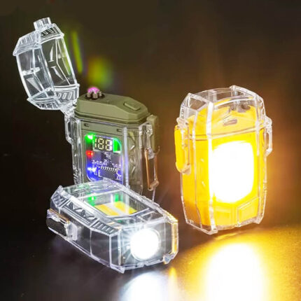 Vandeniui Atsparus 400 Liumenų LED Šviestuvas Su Žiebtuvėliu Pakraunamas USB