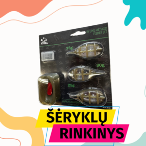 Atora In-Line Method Feeder Set Šėryklų Rinkinys