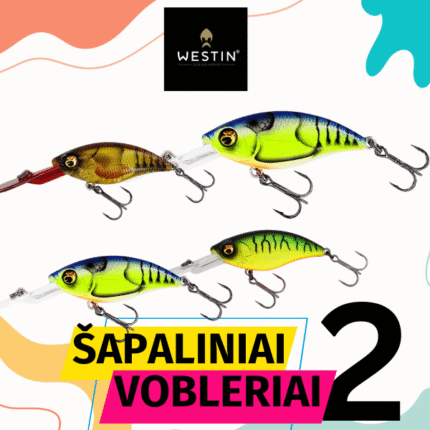 Westin Šapaliniai Vobleriai BUZZBITE CRANKBAIT DR 4 gr.