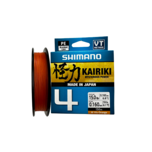 Pintas Valas Shimano Kairiki 4 gijų 150 m.  Hi-Vis Orange