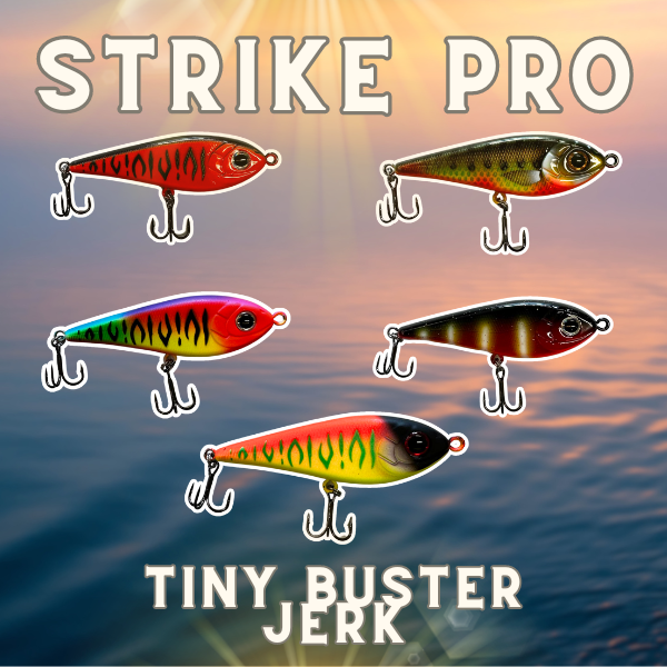 Vobleriai Strike Pro Tiny Buster Jerk Su Pr Prie Sendvario