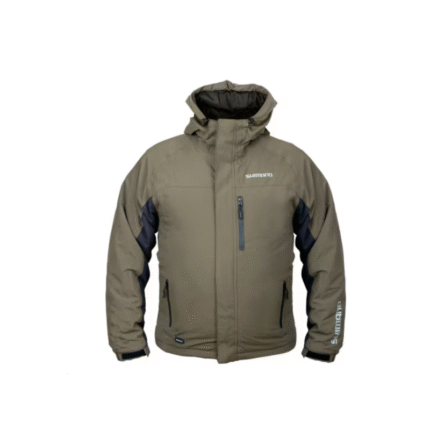 Shimano Striukė Wear Rain Jacket Padded Green (L-XL-XXL-XXXL)