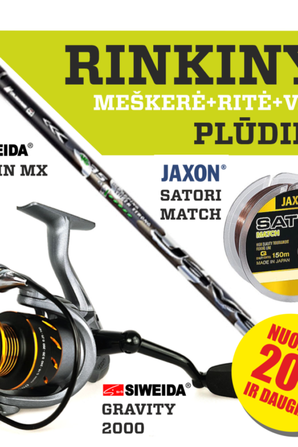 Siweida pludines meškerės rinkinys