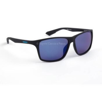 Shimano Akiniai OCCHIALE TECNIUM MATTE BLACK E BLUE MIRROR