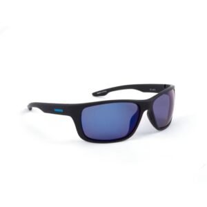 Shimano Akiniai Eyewear Antares Matte Black & Blue Mirror