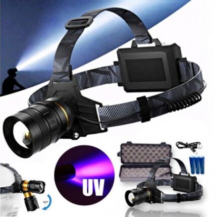 uv prozektorius ant galvos