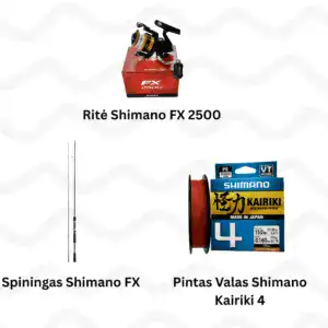 Spiningo komplektas Shimano