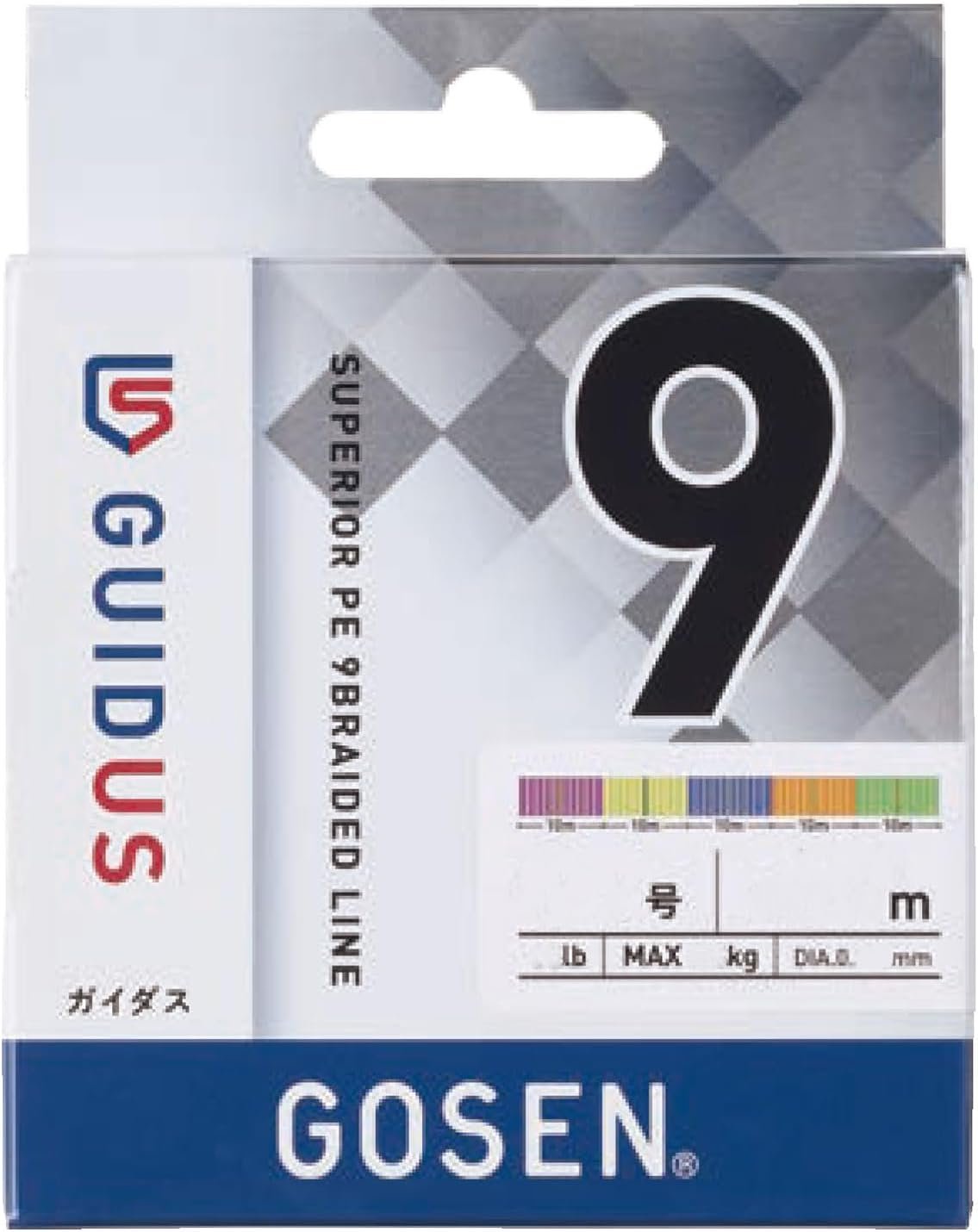 gosen-valas GOSEN GUIDUS PE x 9 150 m. Multicolor