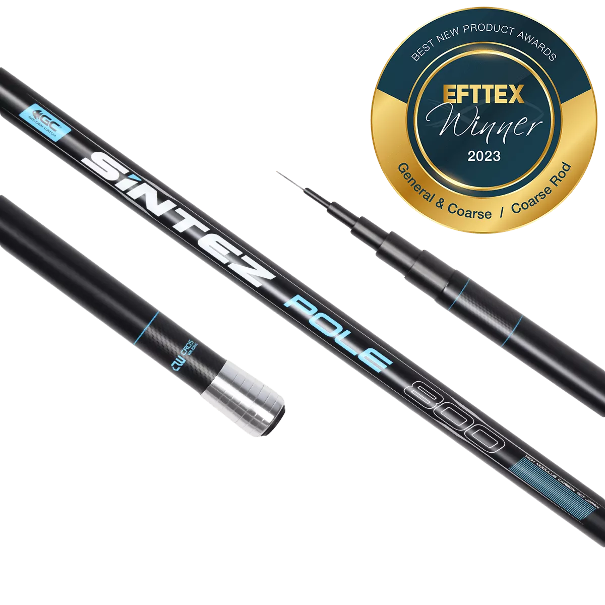 pludine-golden-catch-meskere Plūdinė Golden Catch Rod Sintez Pole 7 metrų